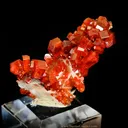 Vanadinite on Barite - image 1