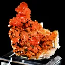 Vanadinite on Barite - image 1