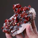 Vanadinite on Barite - image 2