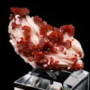 Vanadinite on Barite - image 1