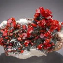 Vanadinite on Barite - image 1