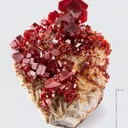 Vanadinite on Barite - image 1