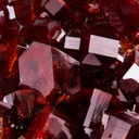 Vanadinite on Barite, Mibladen, Midelt Cercle, Midelt Prov., Morocco - image 3