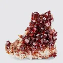 Vanadinite on Barite, Mibladen, Midelt Cercle, Midelt Prov., Morocco - image 1