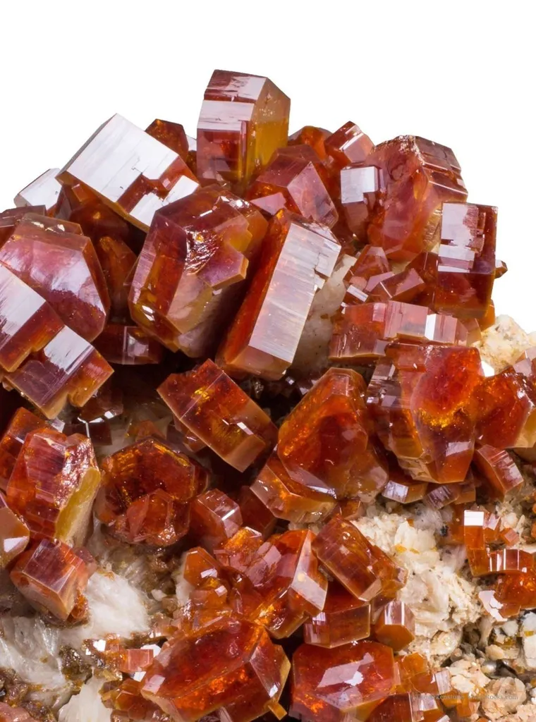 Vanadinite on Baryte image