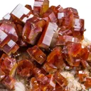 Vanadinite on Baryte - image 1