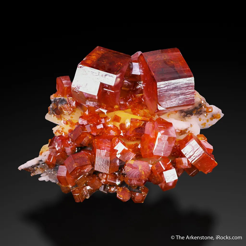 Vanadinite on Baryte image