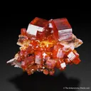 Vanadinite on Baryte - image 1
