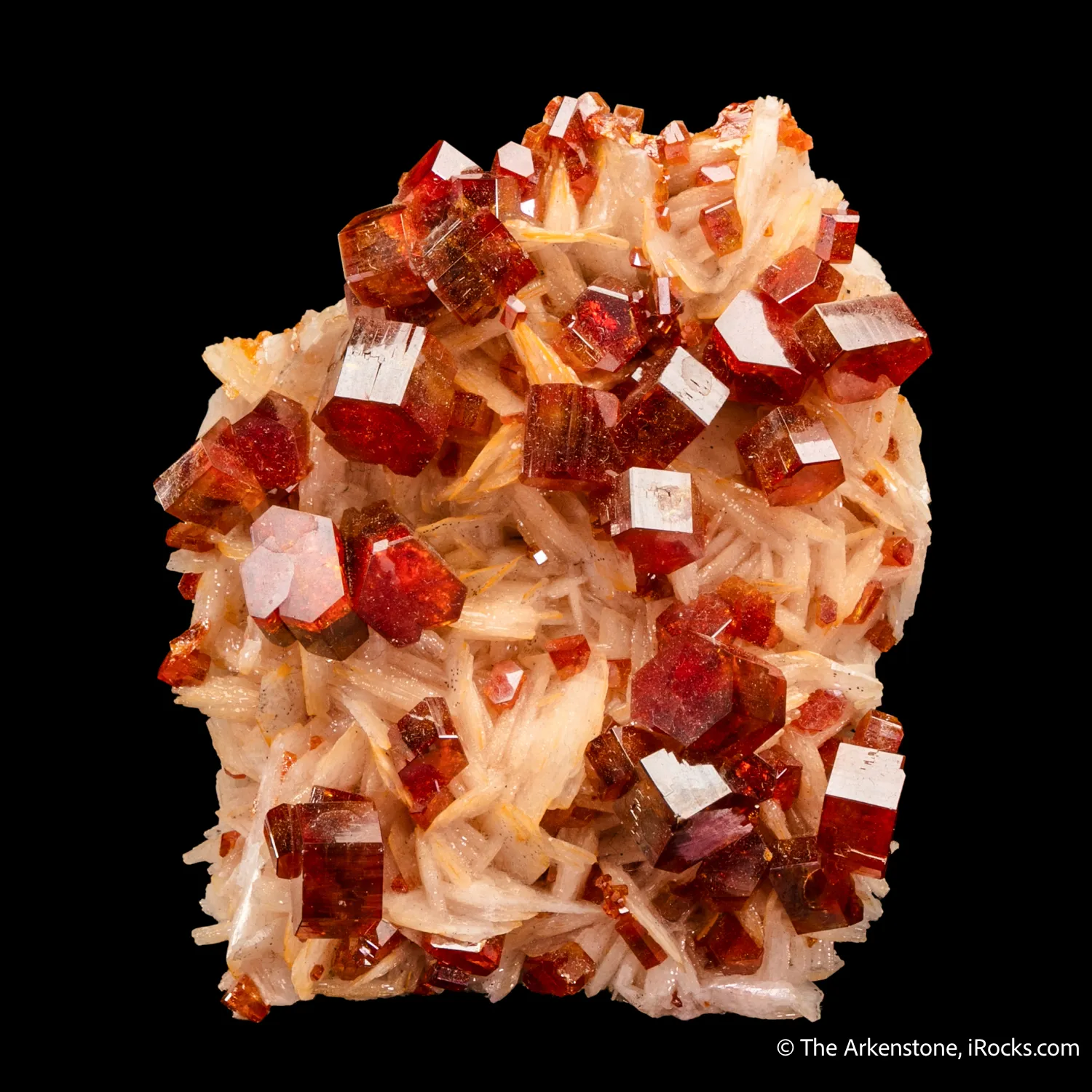 Vanadinite on Baryte - image 4