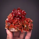 Vanadinite on Baryte - image 1