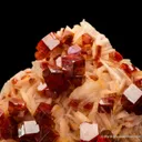 Vanadinite on Baryte - image 1