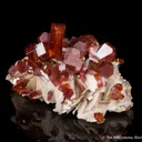 Vanadinite on Baryte - image 5