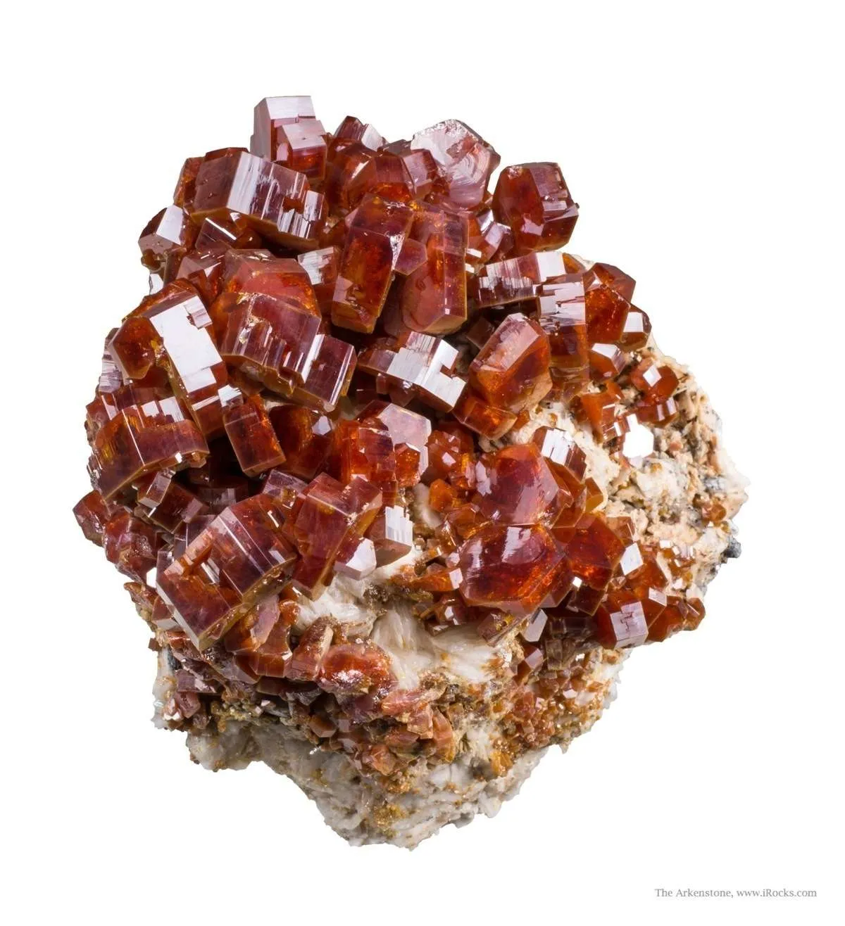 Vanadinite on Baryte - image 4