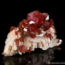 Vanadinite on Baryte - image 2