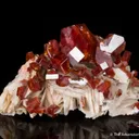 Vanadinite on Baryte - image 4