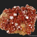 Vanadinite on Calcite (fluorescent) - image 3
