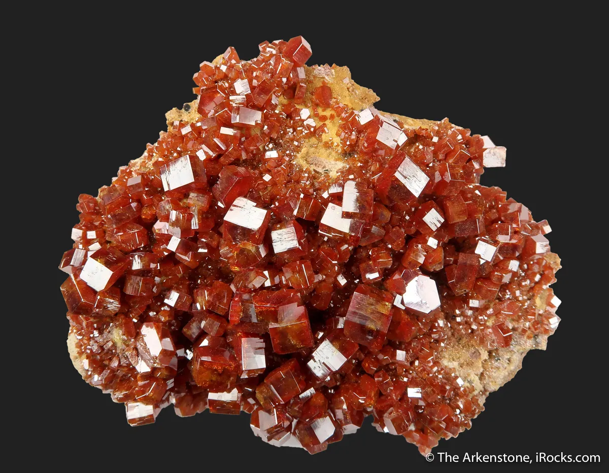 Vanadinite on Calcite (fluorescent) - image 8