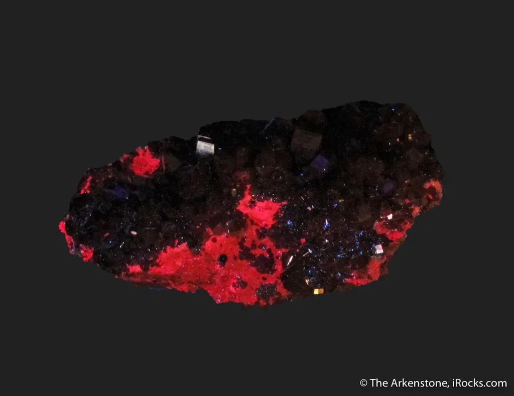 Vanadinite on Calcite (fluorescent) - image 9