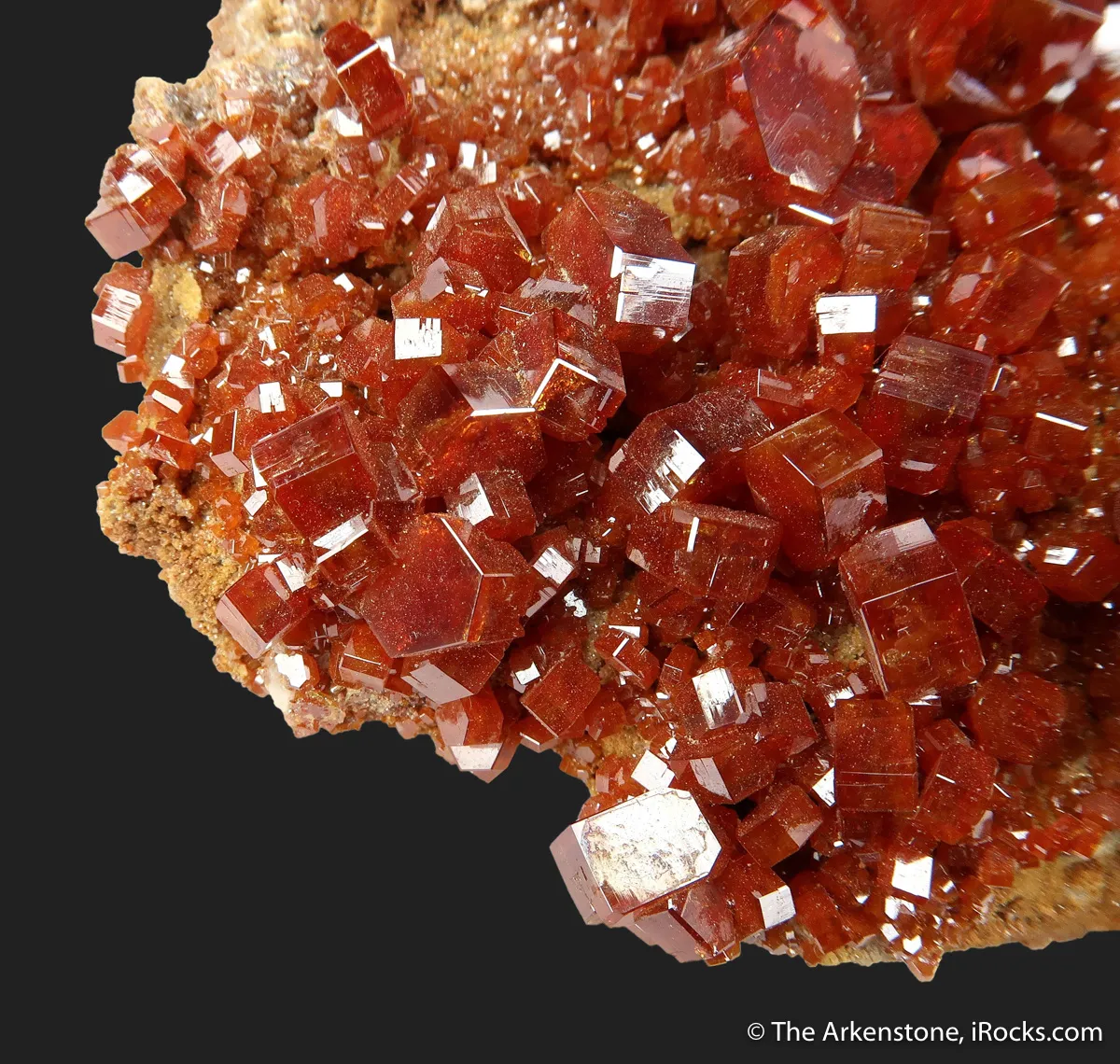 Vanadinite on Calcite (fluorescent) - image 7