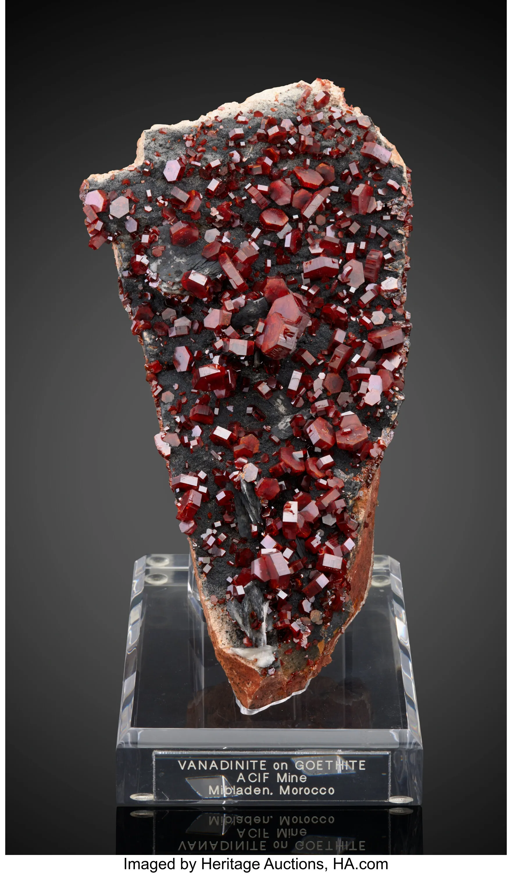 Vanadinite on Goethite - image 1