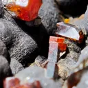 Vanadinite on Goethite from Taouz, Morocco - image 10