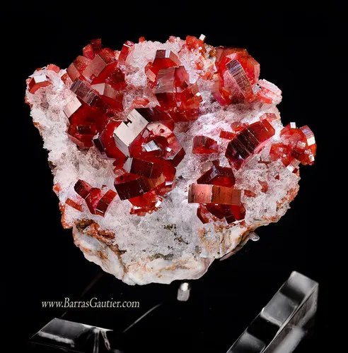 Vanadinite on Gypsum image