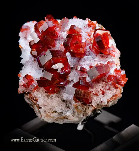 Vanadinite on Gypsum - image 2