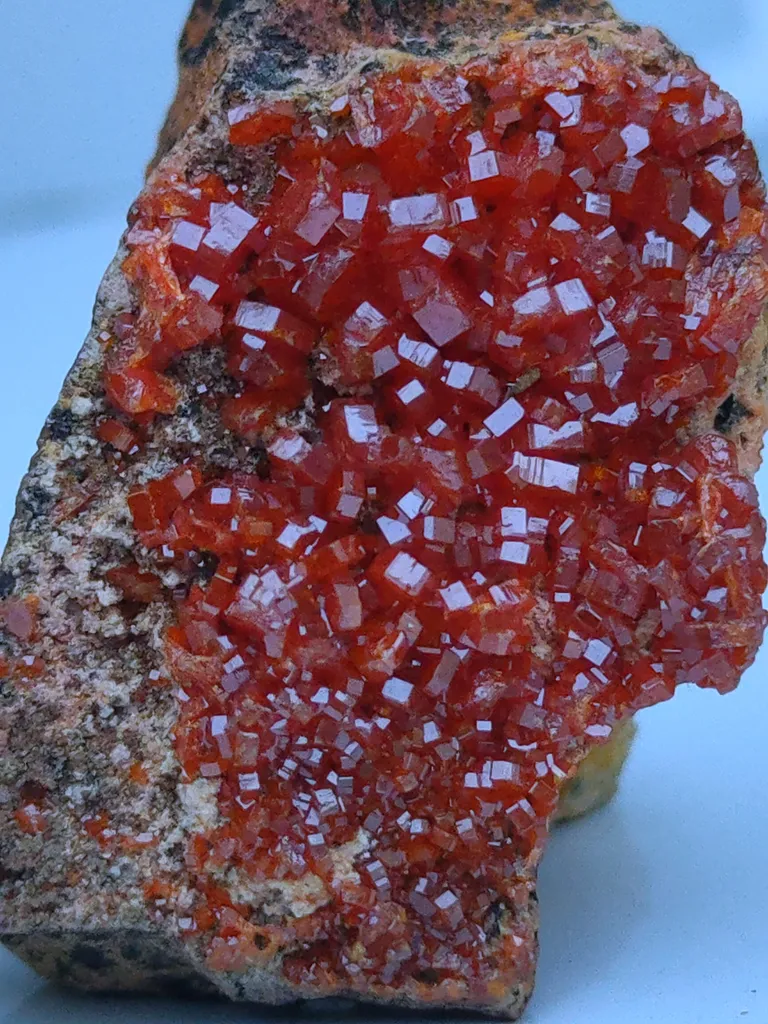 Vanadinite  on Matrix Specimen. - image 3