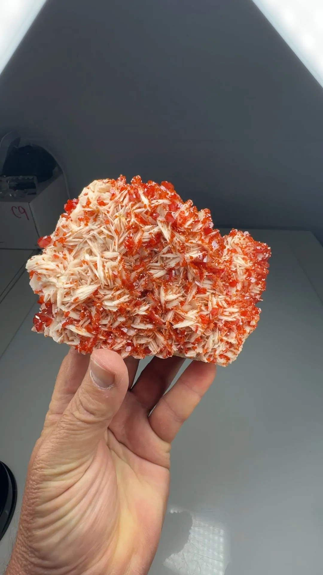 Vanadinite with Barite - image 2