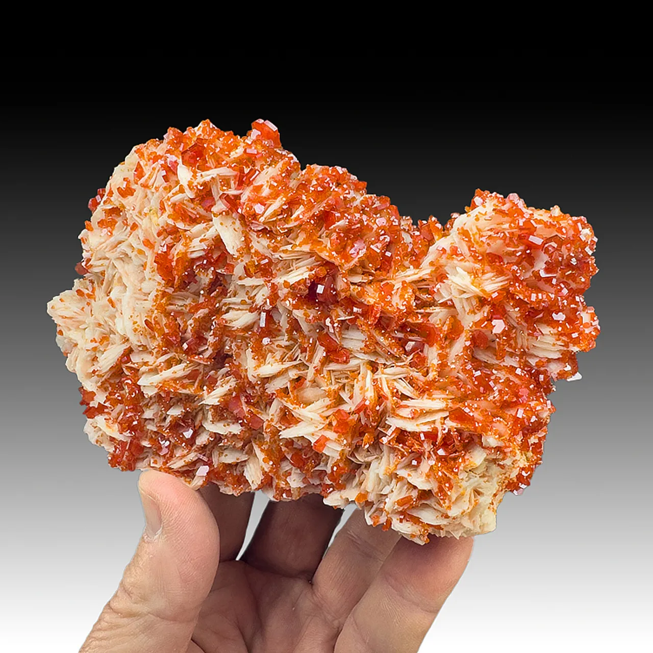 Vanadinite with Barite - image 1