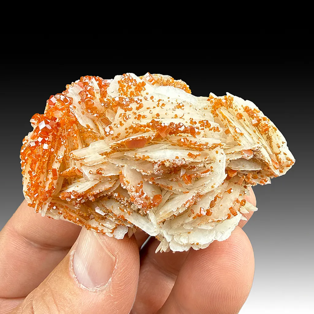 Vanadinite with Barite image