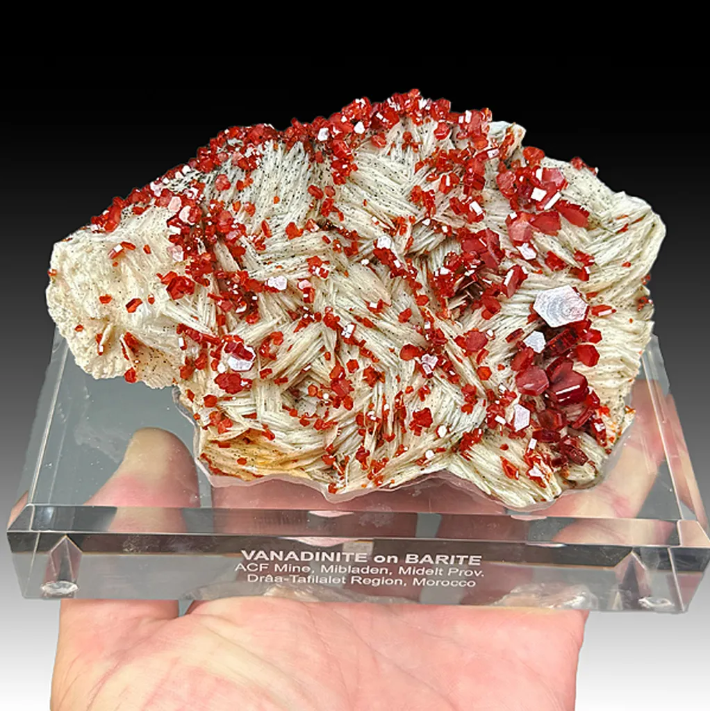 Vanadinite with Barite image