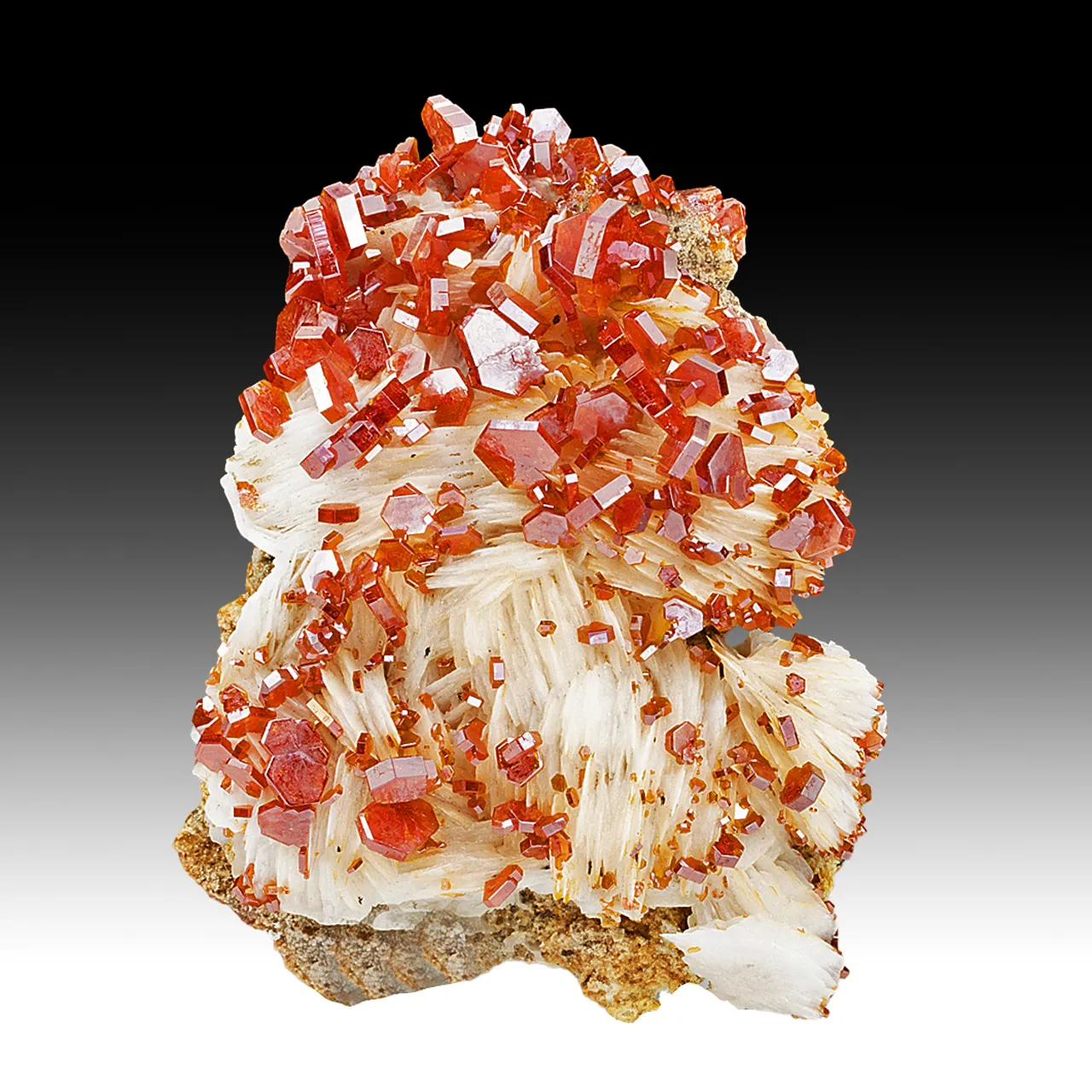 Vanadinite with Barite - image 1