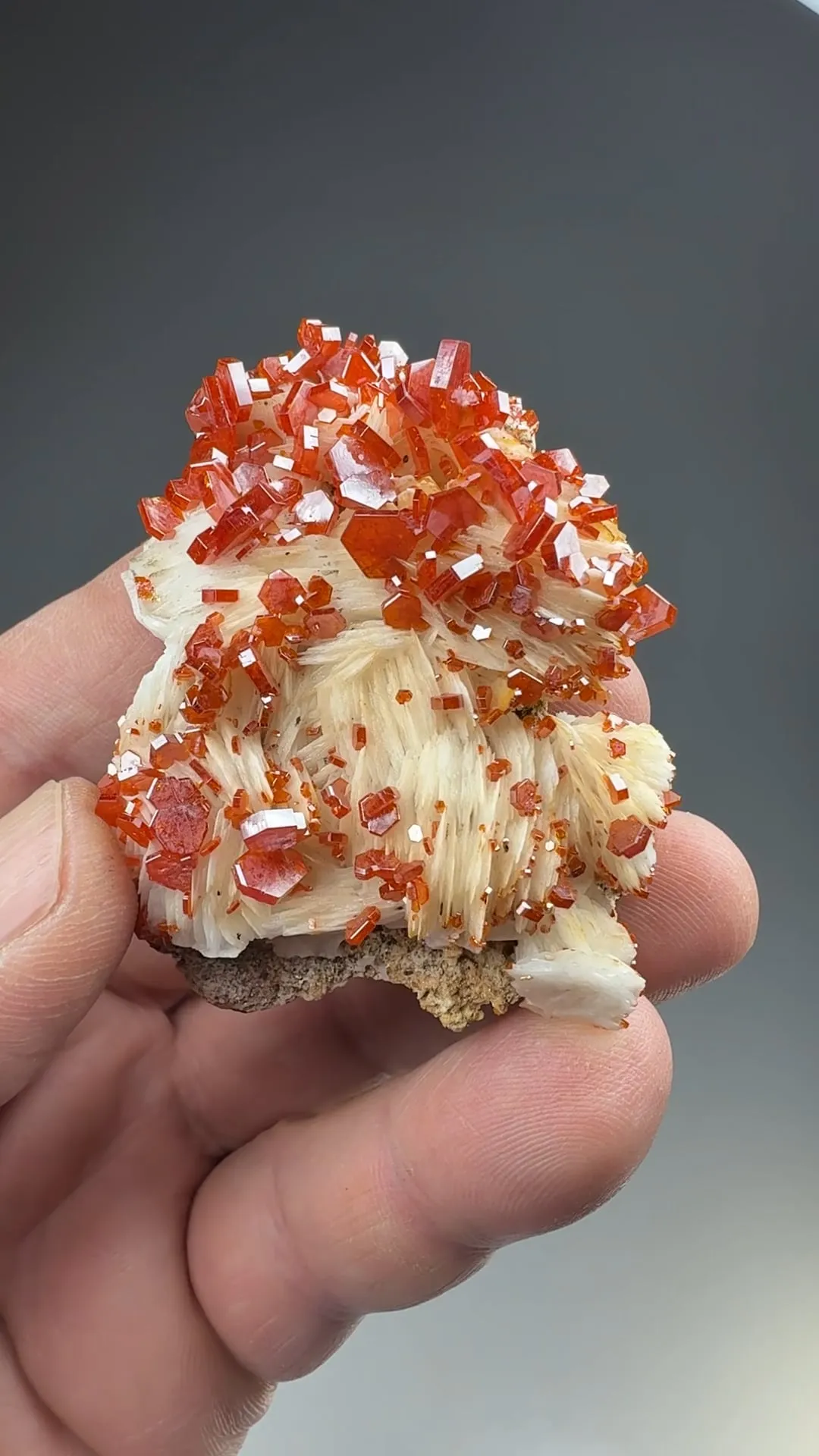 Vanadinite with Barite - image 2