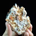 Vanadinite with barite & goethite from Maroc, Région Drâa-Tafilalet, Province de Midelt, District minier de Mibladen, Mibladen - image 5