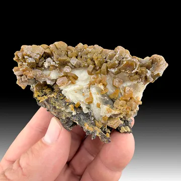 Vanadinite with Calcite