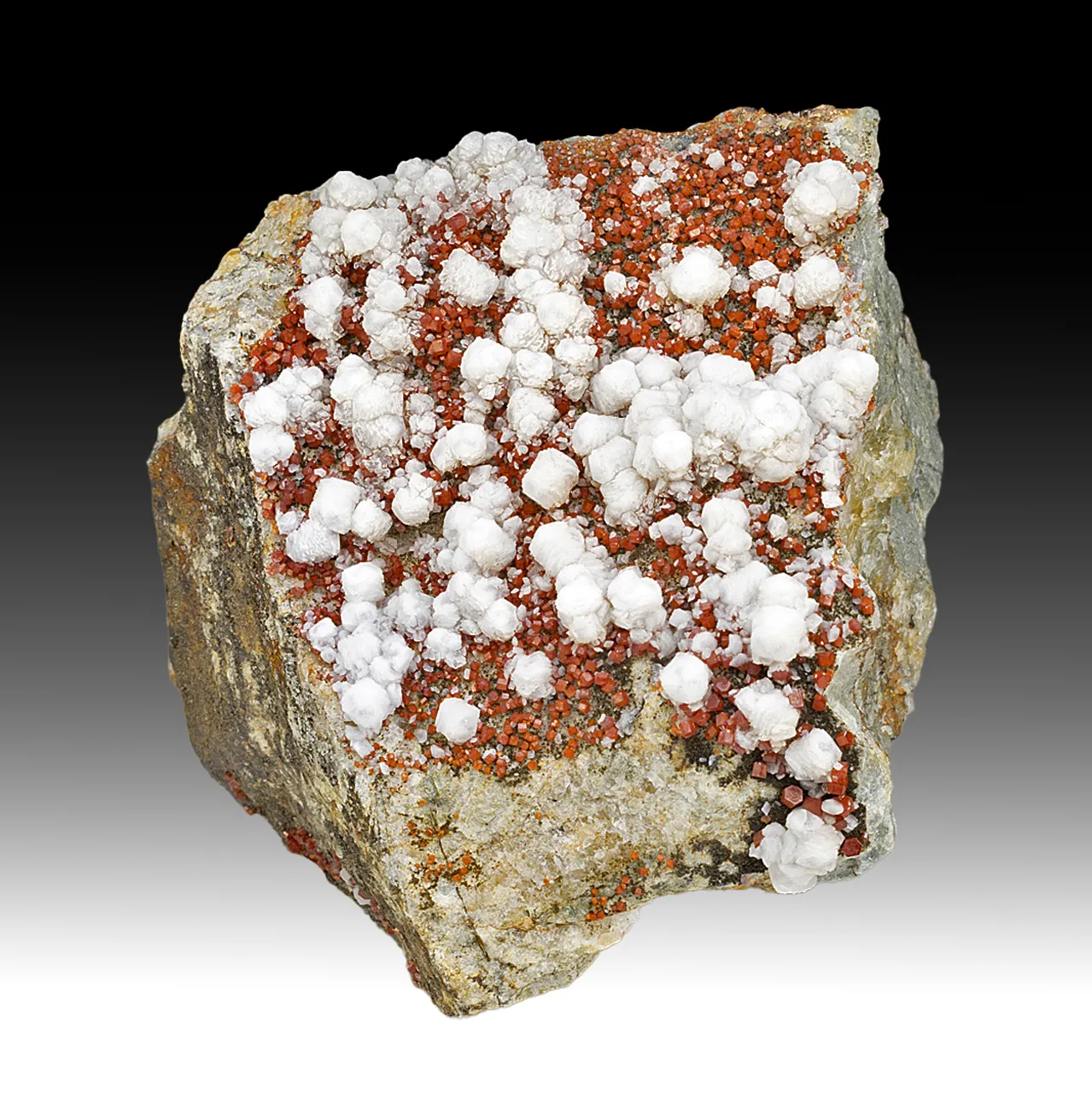 Vanadinite with Calcite - image 1