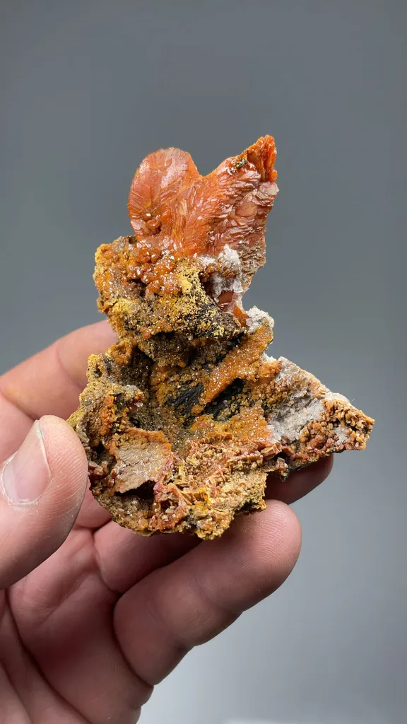 Vanadinite with Gypsum - image 2
