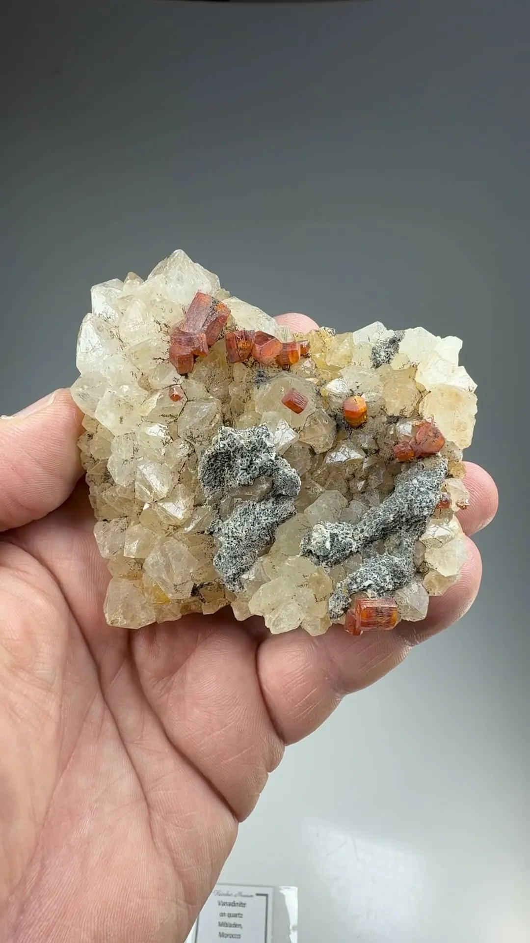 Vanadinite with Quartz - image 2