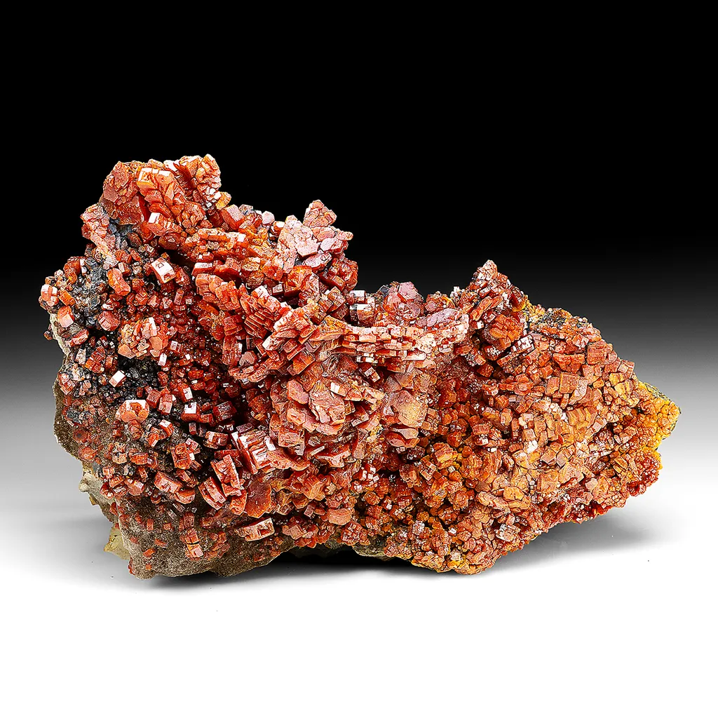 Vanadinite with Quartz image