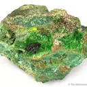 Vandenbrandeite on Cuprosklodowskite - image 1