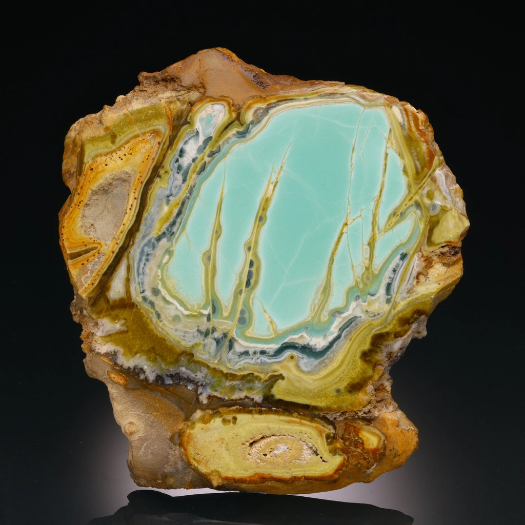 Variscite from Clay Canyon Mine, Clay Canyon, Utah, USA image