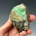 Variscite on Pyrite - image 3