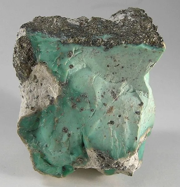 Variscite, Pyrite image