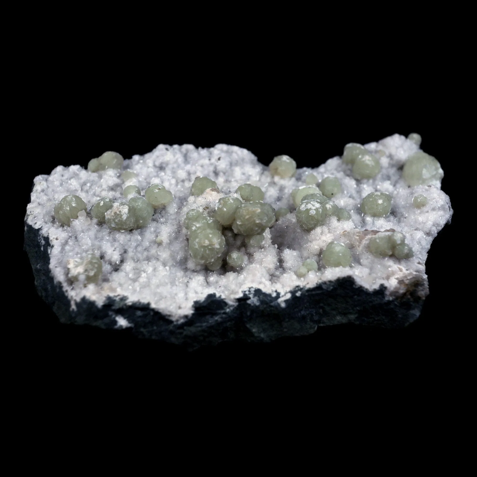 Very Rare Green Gyrolite Crystals from the early 90's Natural Mineral Specimen - image 6