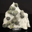 Very Rare Green Gyrolite Crystals from the early 90's Natural Mineral Specimen - image 1