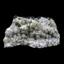 Very Rare Green Gyrolite Crystals from the early 90's Natural Mineral Specimen - image 1
