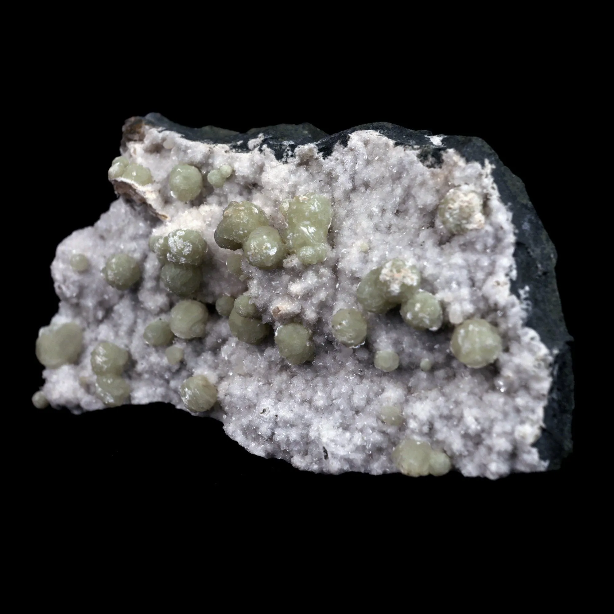 Very Rare Green Gyrolite Crystals from the early 90's Natural Mineral Specimen - image 3