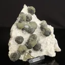 Very Rare Green Gyrolite Crystals from the early 90's Natural Mineral Specimen - image 3