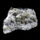 Very Rare Green Gyrolite Crystals from the early 90's Natural Mineral Specimen - image 2